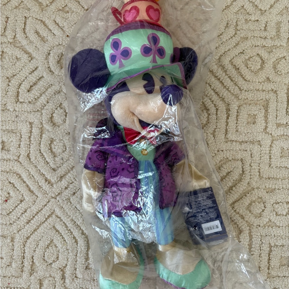 Disney World 50th Mickey Mouse Main Attraction Mad Tea Party Plush